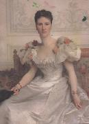 Adolphe William Bouguereau Portrait of Madame la Comtesse de Cambaceres (mk26) oil on canvas
